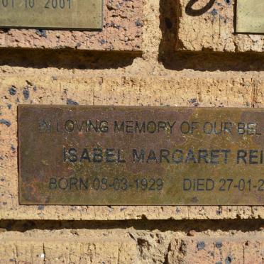 REIN Isabel Margaret 1929-2010