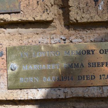 SHEFFIELD Margaret Emma 1914-1995
