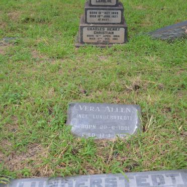 ALLEN Vera nee LUNDERSTEDT 1901-1967