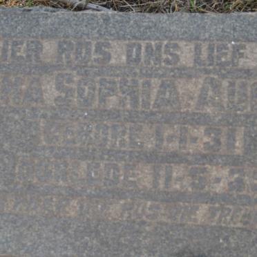 AUCAMP Anna Sophia 1931-1933