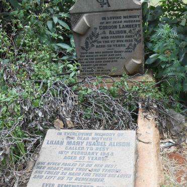 ALISON Gordon Lambert -1935 &amp; Lilian Mary Isabel -1944