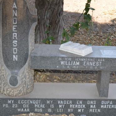 ANDERSON William Ernest 1918-1977