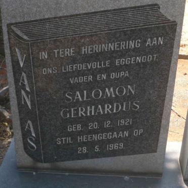 AS Salomon Gerhardus, van 1921-1969