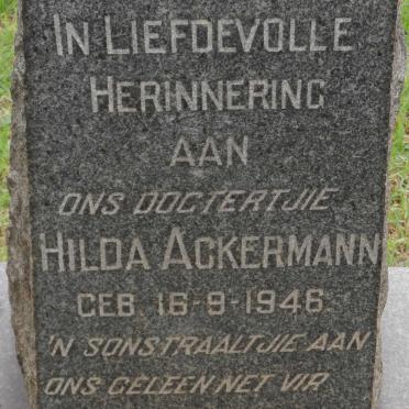 ACKERMANN Hilda 1946-1947