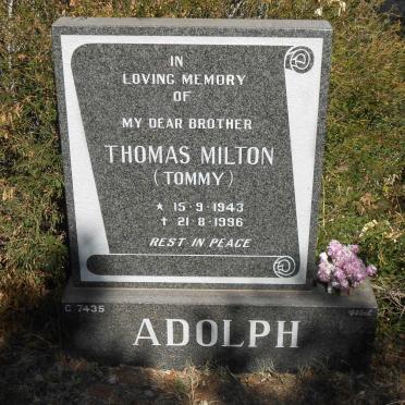 ADOLPH Thomas Milton 1943-1996