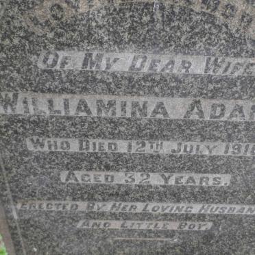 ADAMS Williamina -1918