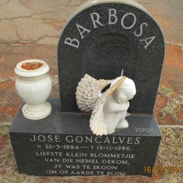 BARBOSA José Gonçalves 1984-1986