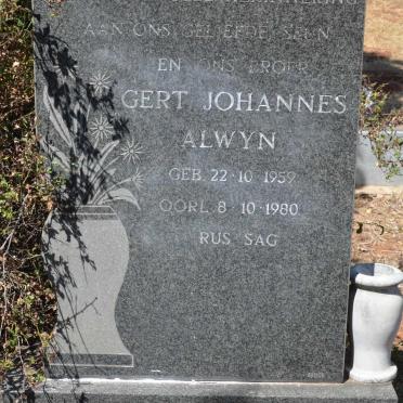 BARNARD Gert Johannes Alwyn 1959-1980