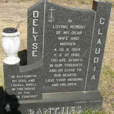 BANTJIES Delyse Claudia 1964-1996