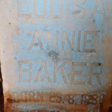 BAKER Louisa Annie 1888-1969