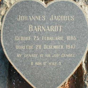 BARNARDT Johannes Jacobus 1885-1947
