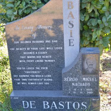 BASTOS Sérgio Miguel Machado, de 1955-2001