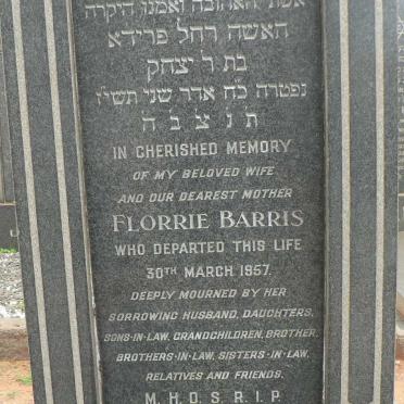 BARRIS Florrie -1957