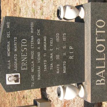 BALLOTTO Ernesto 1920-1975