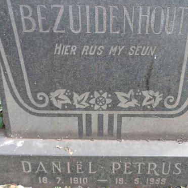 BEZUIDENHOUT Daniël Petrus 1910-1959