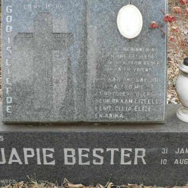 BESTER Japie 1976-2002