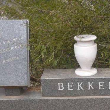 BEKKER Marthinus Phillipus 1921-1986 &amp; Gezina Adriana Wilhelmina SHERMAN 1926-1985