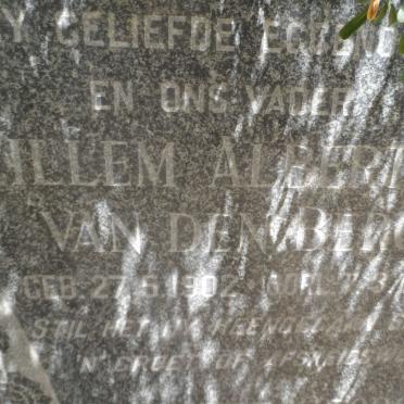 BERG Willem Albertus, van den 1902-1967