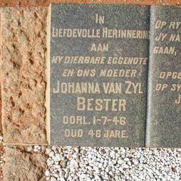 BESTER Johanna van Zyl - 1946