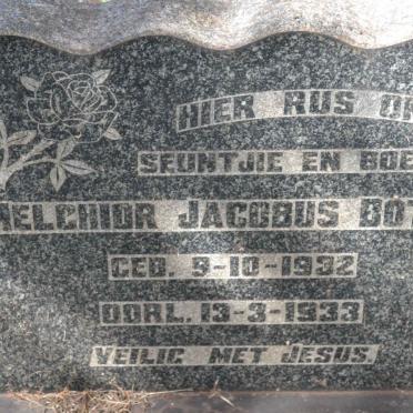 BOTHA Melchior Jacobus 1932-1933