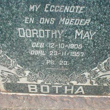 BOTHA Dorothy May 1905-1957