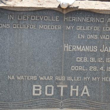 BOTHA Hermanus Jacobus 1917-1968