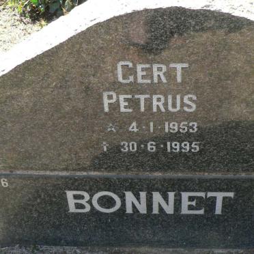 BONNET Gert Petrus 1953-1995