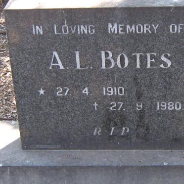 BOTES A.L. 1910-1980