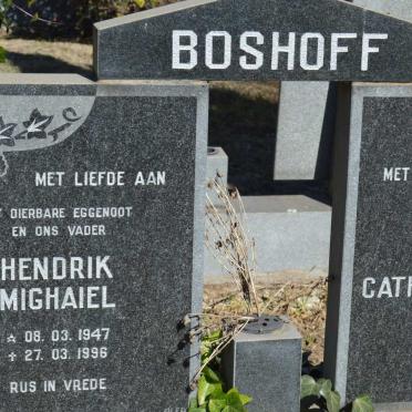BOSHOFF Hendrik Mighaiel 1947-1996 &amp; Aletta Catherina Maria 1954-