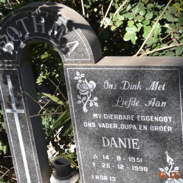 BOTHMA Danie 1951-1998