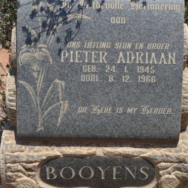 BOOYENS Pieter Adriaan 1945-1966