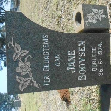 BOOYSEN Jane -1974
