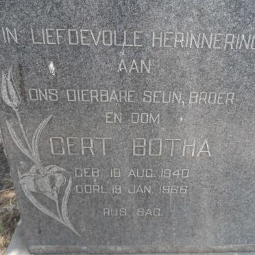 BOTHA Gert 1940-1966