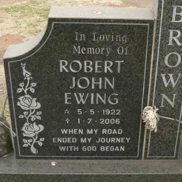 BROWN Robert John Ewing 1922-2006