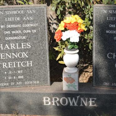 BROWNE Charles Lennox Streitch 1917-1999 &amp; Maria Christina 1920-