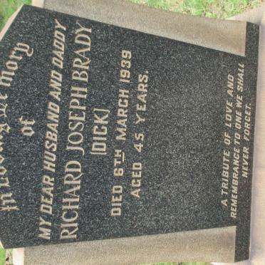 BRADY Richard Joseph -1939