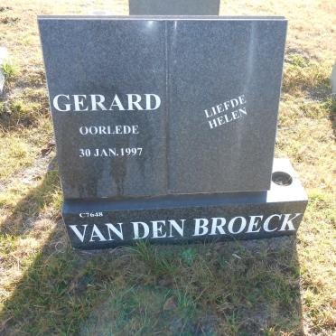 BROECK Gerard, van den -1997
