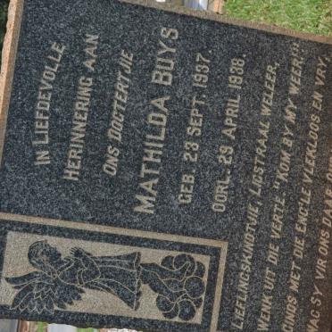 BUYS Mathilda 1937-1938