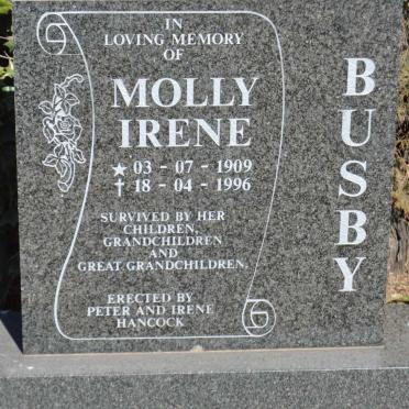 BUSBY Molly Irene 1909-1996