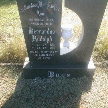 BUYS Bernardus Rudolph 1923-1990