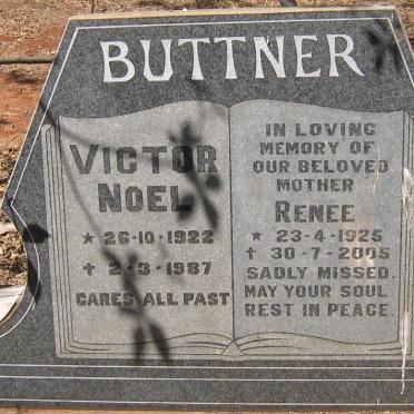 BUTTNER Victor Noel 1922-1987 &amp; Renee 1925-2005