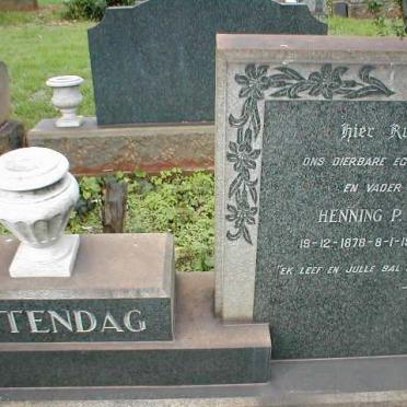 BUITENDAG Henning P.C. 1878-1956 &amp; Lenie 1879-1971