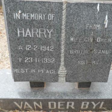 BYL Harry, van der 1942-1992