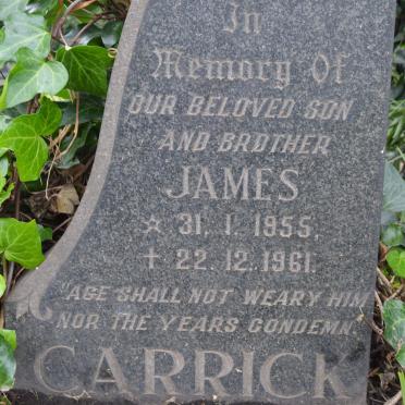 CARRICK James 1955-1961