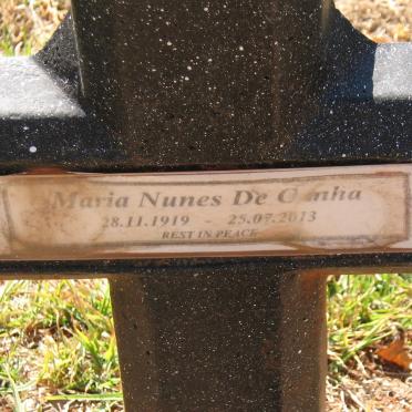 CANHA Maria Nunes, de 1919-2013
