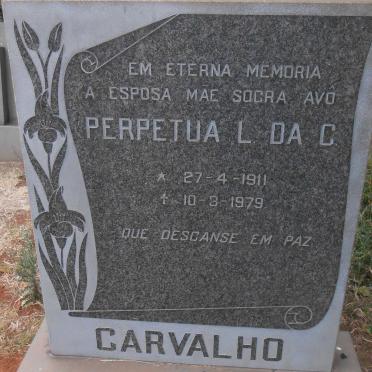 CARVALHO Perpetua L. da C. 1911-1979