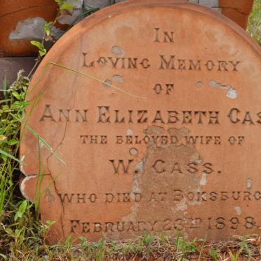 CASS Ann Elizabeth -1898