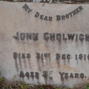 CHOLWICH John -1916