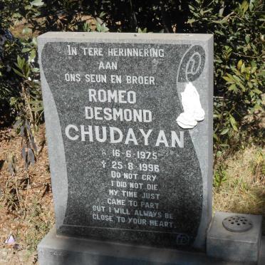 CHUDAYAN Romeo Desmond 1975-1996