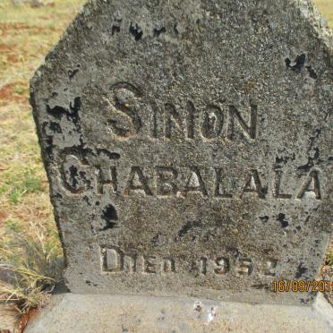 CHABALALA Simon -1952